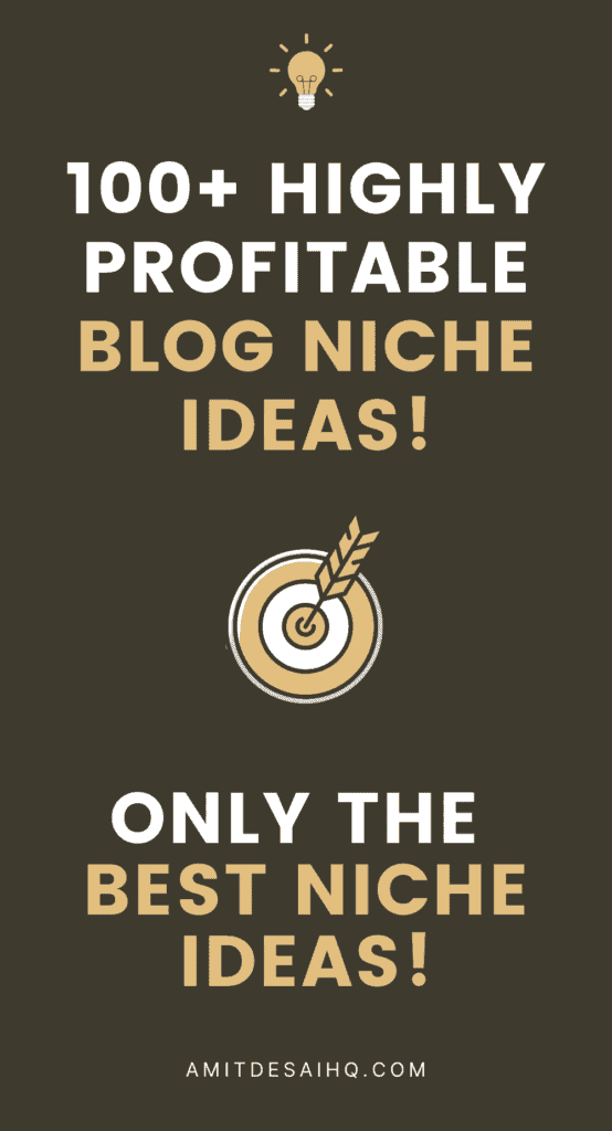 100 blog niche ideas