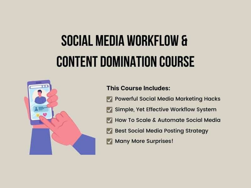 2 social media workflow content domination course content mojo