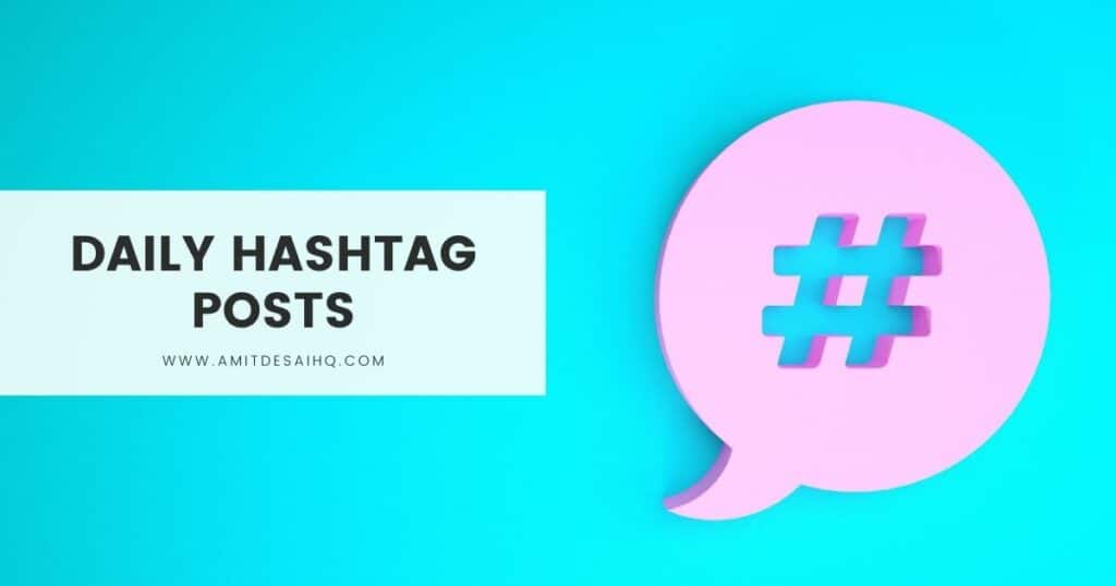 daily hashtag posts